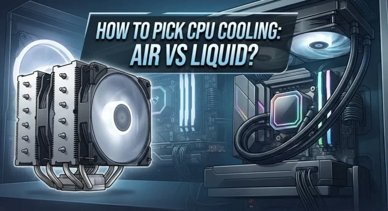 How to Pick CPU Cooling: Air vs Liquid Explained